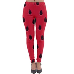 Seamless-watermelon-surface-texture Lightweight Velour Leggings by Salman4z