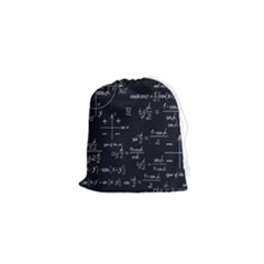 Mathematical-seamless-pattern-with-geometric-shapes-formulas Drawstring Pouch (xs) by Salman4z
