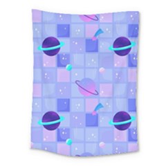 Seamless-pattern-pastel-galaxy-future Medium Tapestry by Salman4z