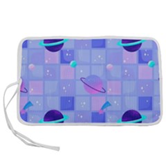 Seamless-pattern-pastel-galaxy-future Pen Storage Case (l) by Salman4z