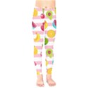 Tropical-fruits-berries-seamless-pattern Kids  Classic Winter Leggings View1