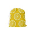 Lemon-fruits-slice-seamless-pattern Drawstring Pouch (Medium) View2