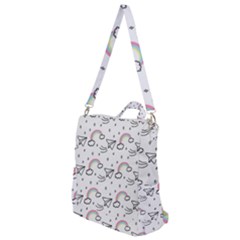 Cute-art-print-pattern Crossbody Backpack by Salman4z