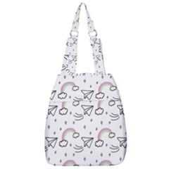Cute-art-print-pattern Center Zip Backpack by Salman4z
