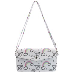 Cute-art-print-pattern Removable Strap Clutch Bag by Salman4z