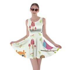 Forest-seamless-pattern-with-cute-owls Skater Dress by Salman4z