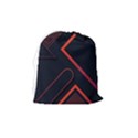 Gradient-geometric-shapes-dark-background-design Drawstring Pouch (Medium) View2