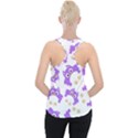 Purple-owl-pattern-background Piece Up Tank Top View2