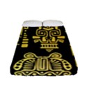 American-golden-ancient-totems Fitted Sheet (Full/ Double Size) View1