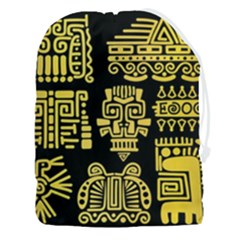 American-golden-ancient-totems Drawstring Pouch (3xl) by Salman4z