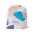Hand-drawn-abstract-organic-shapes-background Drawstring Pouch (XL) View2