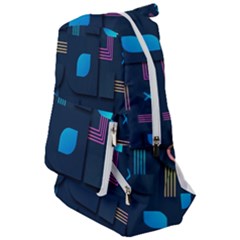 Gradient Geometric Shapes Dark Background Travelers  Backpack by Salman4z