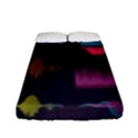 Colorful-sound-wave-set Fitted Sheet (Full/ Double Size) View1
