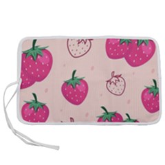 Seamless-strawberry-fruit-pattern-background Pen Storage Case (m) by Salman4z