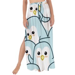 Penguins Pattern Maxi Chiffon Tie-up Sarong by pakminggu