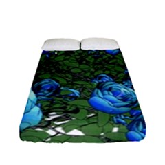 Flowers Roses Rose Nature Bouquet Fitted Sheet (full/ Double Size) by pakminggu