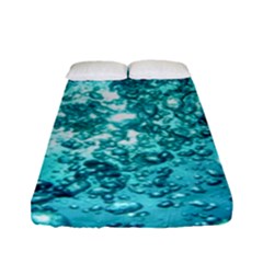Nature Wallpaper Bubbles Water Bubbly Fitted Sheet (full/ Double Size) by pakminggu