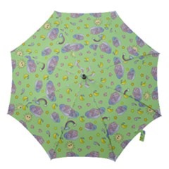 Elephant Sleeping Elephants Background Hook Handle Umbrellas (medium) by pakminggu