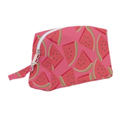 Watermelon Background Watermelon Wallpaper Wristlet Pouch Bag (medium) by pakminggu