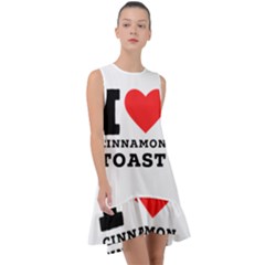 I Love Cinnamon Toast Frill Swing Dress by ilovewhateva