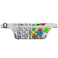 Brain Left Logic Language Science Active Waist Bag by pakminggu