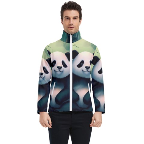 Animal Panda Forest Tree Natural Men s Bomber Jacket by pakminggu