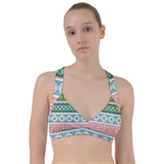 Ukraine Ornament Pattern Symbolism Geometric Sweetheart Sports Bra by pakminggu