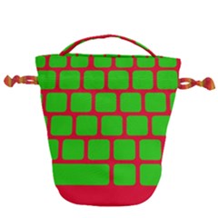 Keyboard Keys Computer Input Pc Drawstring Bucket Bag by danenraven