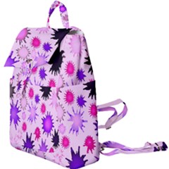 Inks Drops Black Paint Design Buckle Everyday Backpack by danenraven
