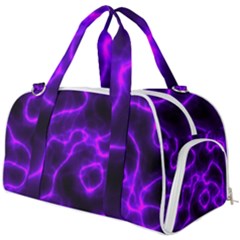 Purple Pattern Background Structure Burner Gym Duffel Bag by danenraven
