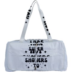 I Take A Super Hot Shower To Practice Burning In Hell Multi Function Bag by sidiakram