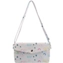 Spaceship Pattern Star Removable Strap Clutch Bag View1