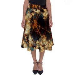 Science Fiction Background Fantasy Perfect Length Midi Skirt by danenraven