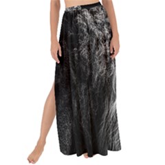 Roar Angry Male Lion Black Maxi Chiffon Tie-up Sarong by Mog4mog4