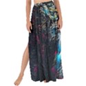Angry Male Lion Roar Maxi Chiffon Tie-Up Sarong View1
