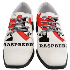 I Love Raspberry Women Heeled Oxford Shoes by ilovewhateva