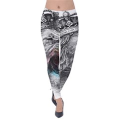 Lion King Head Velvet Leggings by Mog4mog4