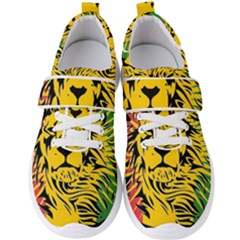 Lion Head Africa Rasta Men s Velcro Strap Shoes by Mog4mog4