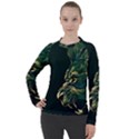 Angry Male Lion Women s Pique Long Sleeve Tee View1