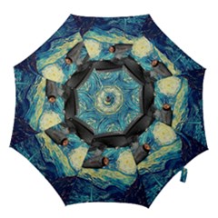 Star Starship The Starry Night Van Gogh Hook Handle Umbrellas (large) by Mog4mog4