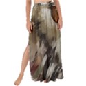 Vector Hand Painted Owl Maxi Chiffon Tie-Up Sarong View1