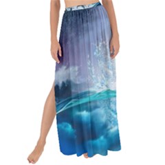 Orca Wave Water Underwater Maxi Chiffon Tie-up Sarong by Mog4mog4