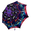 Cartoon Parody In Outer Space Hook Handle Umbrellas (Large) View2