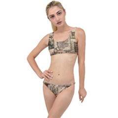 Antique Map Railway Lines Railway Train Char The Little Details Bikini Set by Mog4mog4