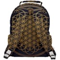 Horizon Sempiternal Bring Abstract Pattern Rounded Multi Pocket Backpack View3