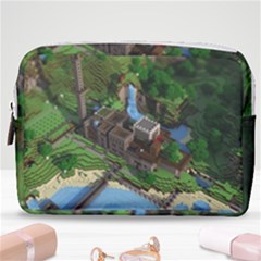 Green Village Miniature Technology Make Up Pouch (medium) by Bakwanart