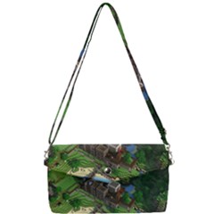 Green Village Miniature Technology Removable Strap Clutch Bag by Bakwanart