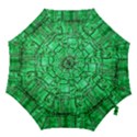 Green Circuit Board Computer Hook Handle Umbrellas (Medium) View1