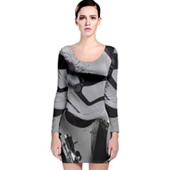 Stormtrooper Long Sleeve Velvet Bodycon Dress by Bakwanart