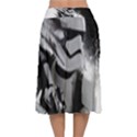 Stormtrooper Velvet Flared Midi Skirt View2